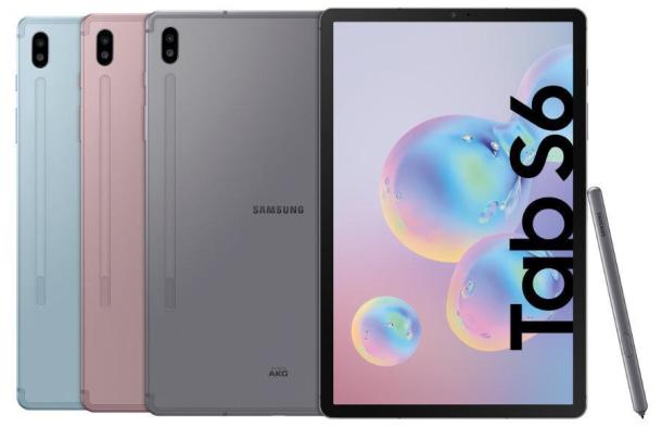 Das Galaxy Tab S6 kommt in verschiedenen Farben.