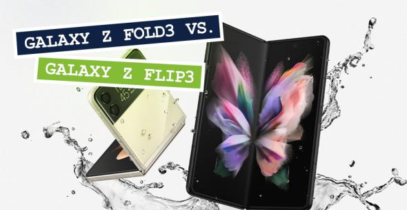 Das Samsung Galaxy Z Fold3 und das Samsung Galaxy Z Flip3