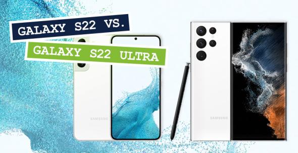 Das Samsung Galaxy S22 und das Samsung Galaxy S22 Ultra.