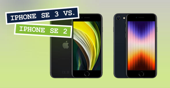 Das iPhone SE 3 und iPhone SE 2 im direkten Vergleich.