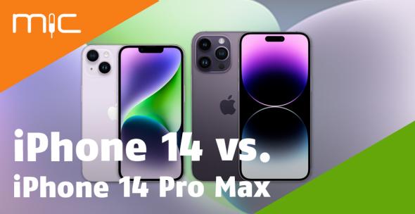 Das iPhone 14 und iPhone 14 Pro Max.