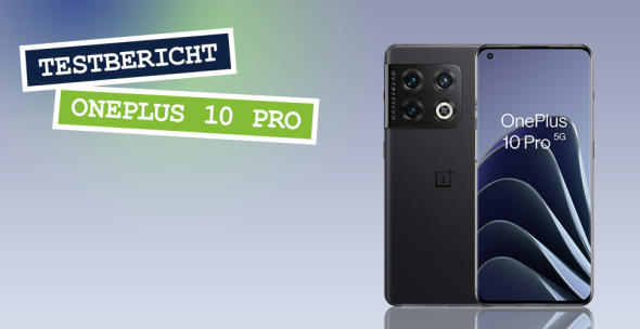 Das OnePlus 10 Pro in Vorder- und Rückansicht.