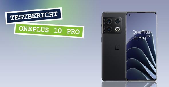 Das OnePlus 10 Pro in Vorder- und Rückansicht.