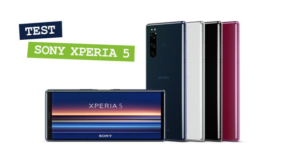 Das Sony Xperia 5 in verschiedenen Farbausführungen.