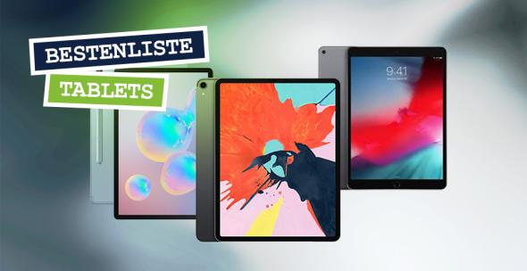 Das Apple iPad Pro 12,9, Samsungs Galaxy Tab S6 und das Apple iPad Air 3