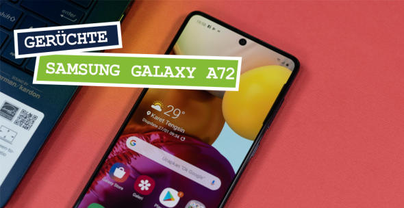 Der Vorgänger des Samsung Galaxy A72 - das A71 - in der Nahansicht.