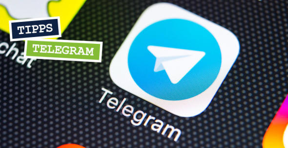 Das Icon der Messenger-App Telegram