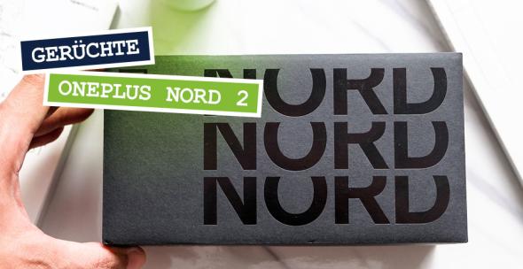 Die Verpackung eines OnePlus-Nord-Handys